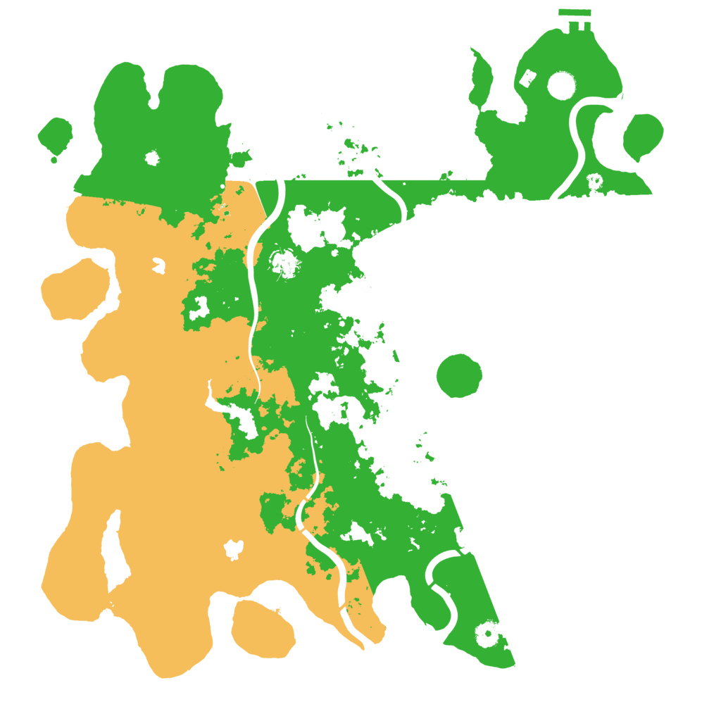 Biome Rust Map: Procedural Map, Size: 4500, Seed: 520884992