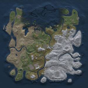 Thumbnail Rust Map: Procedural Map, Size: 4250, Seed: 798014999, 15 Monuments