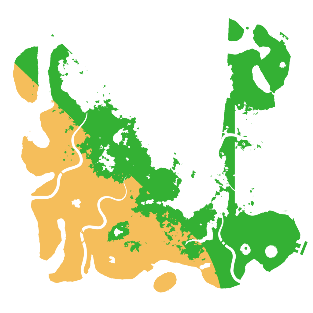 Biome Rust Map: Procedural Map, Size: 4500, Seed: 968065277