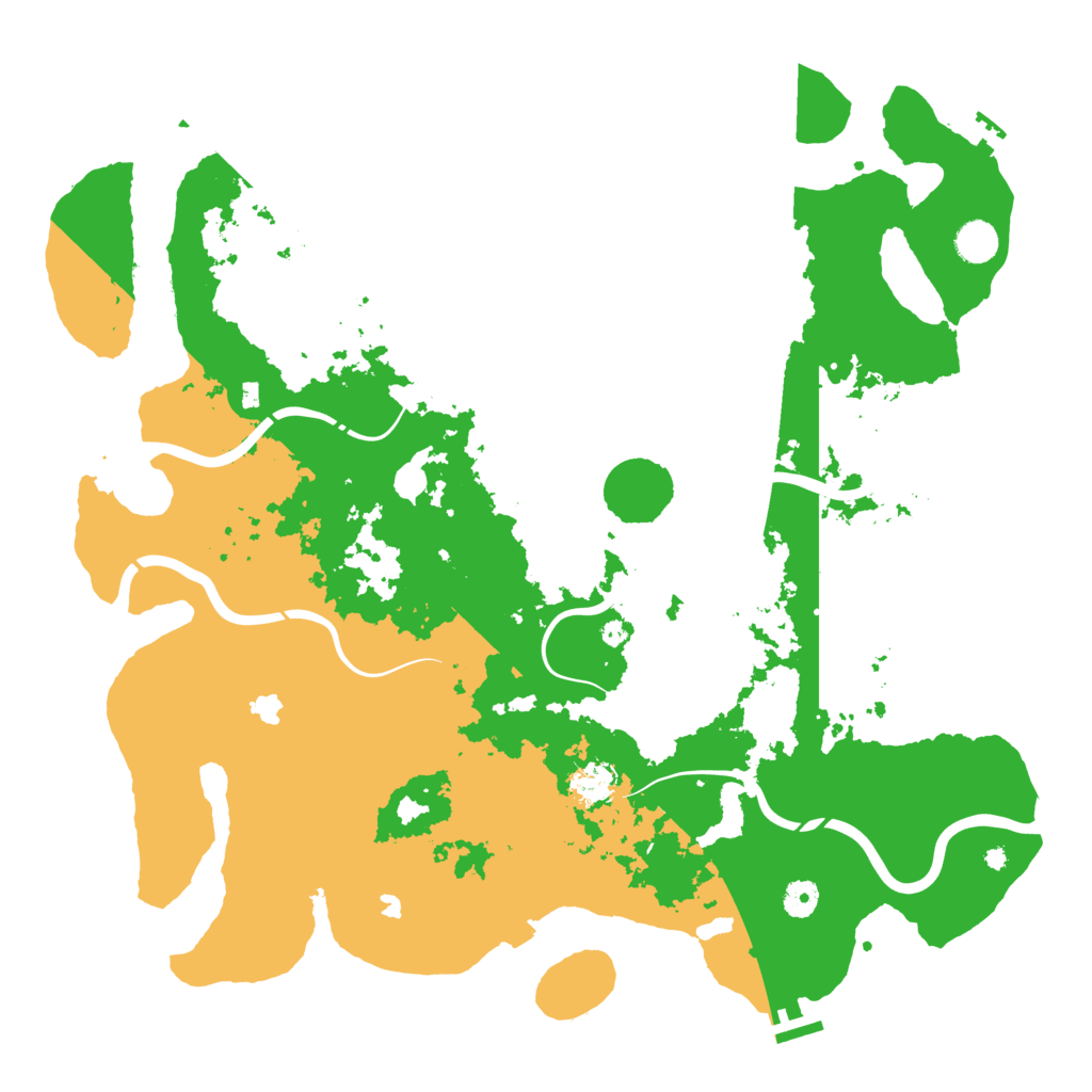 Biome Rust Map: Procedural Map, Size: 4500, Seed: 968065277