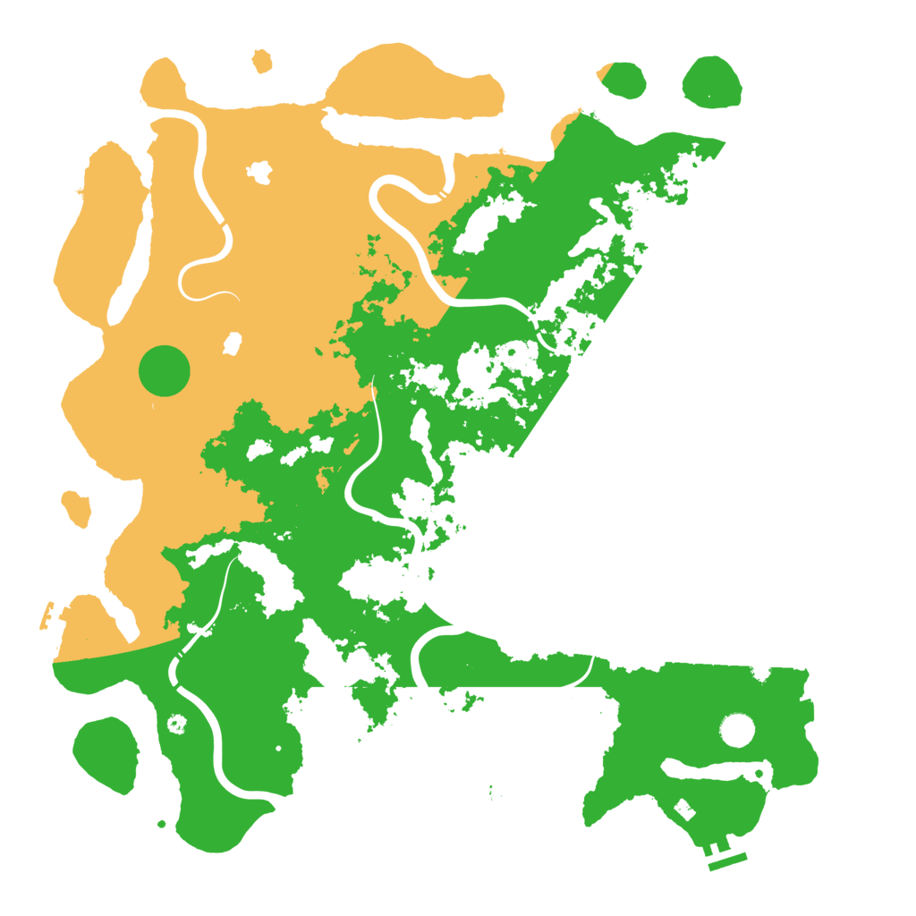 Biome Rust Map: Procedural Map, Size: 4700, Seed: 1865667427