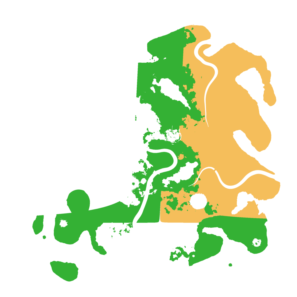 Biome Rust Map: Procedural Map, Size: 3500, Seed: 2132749033