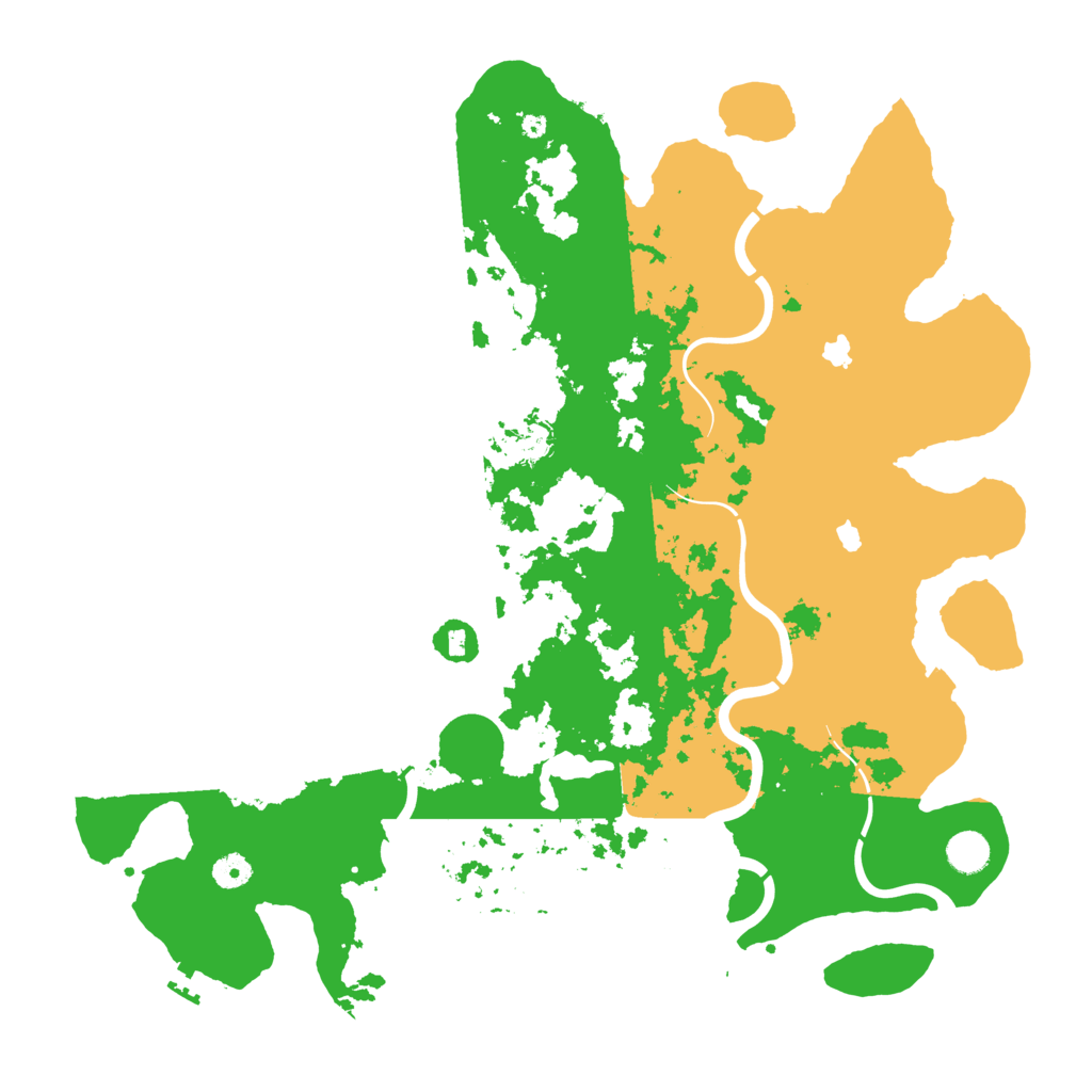 Biome Rust Map: Procedural Map, Size: 4500, Seed: 1401453457