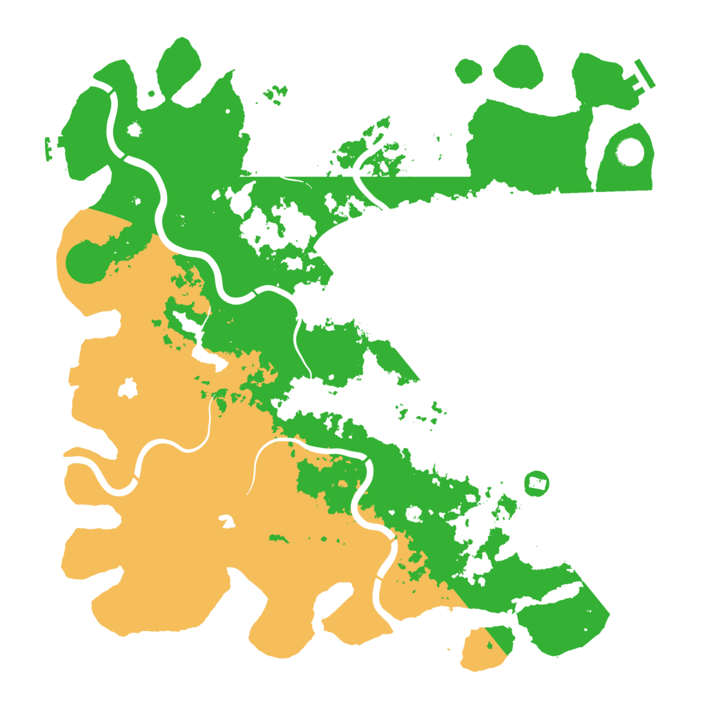 Biome Rust Map: Procedural Map, Size: 4500, Seed: 913746825