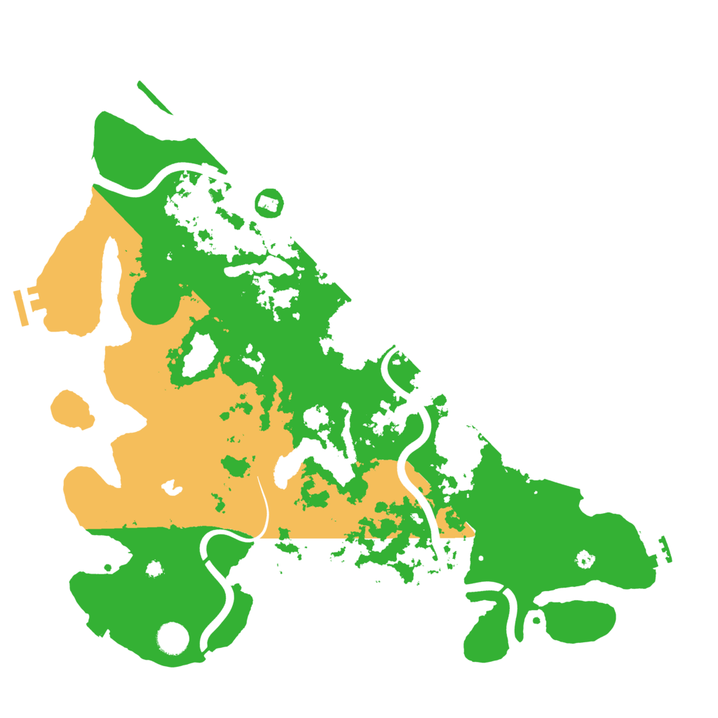 Biome Rust Map: Procedural Map, Size: 4000, Seed: 998976111