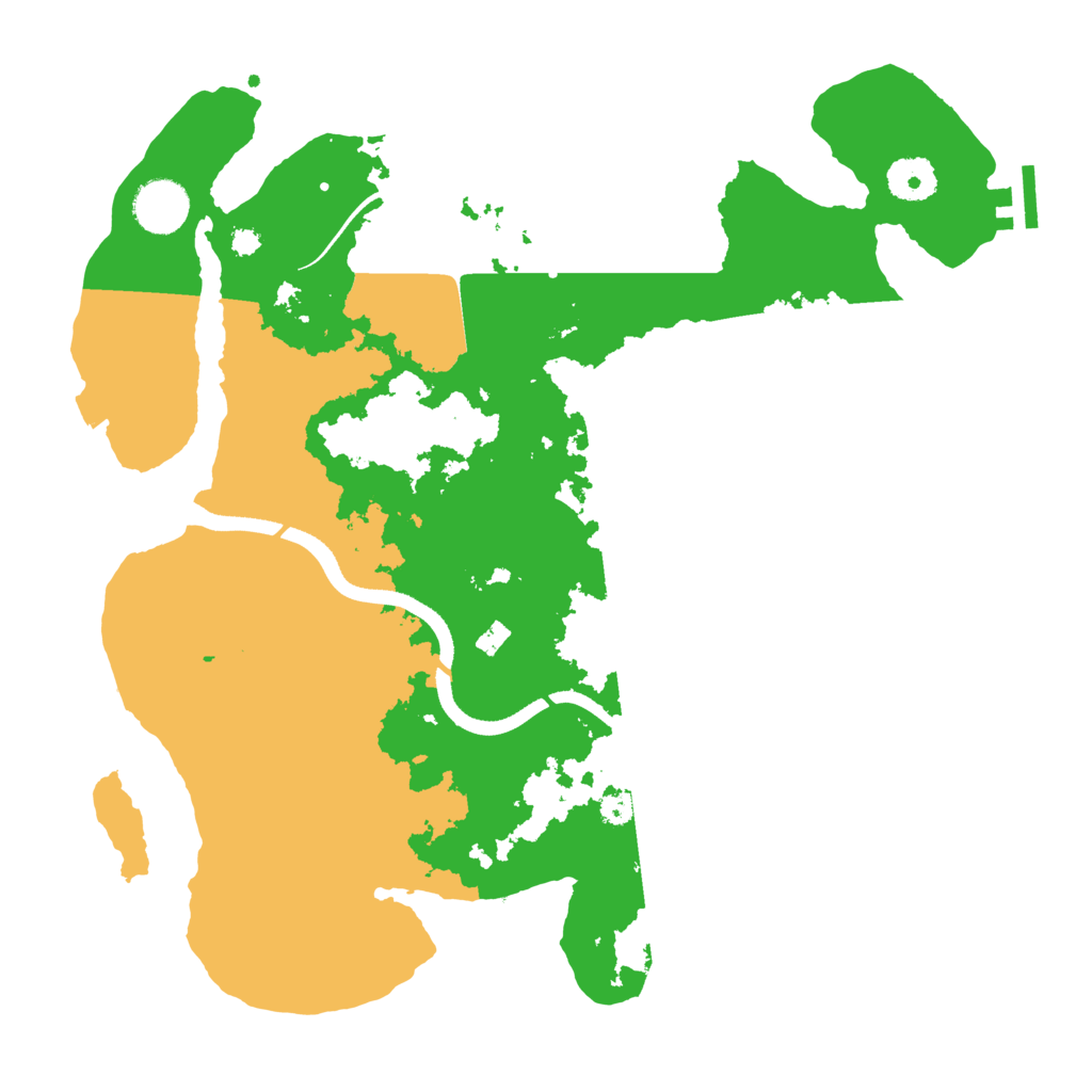 Biome Rust Map: Procedural Map, Size: 3500, Seed: 659057435