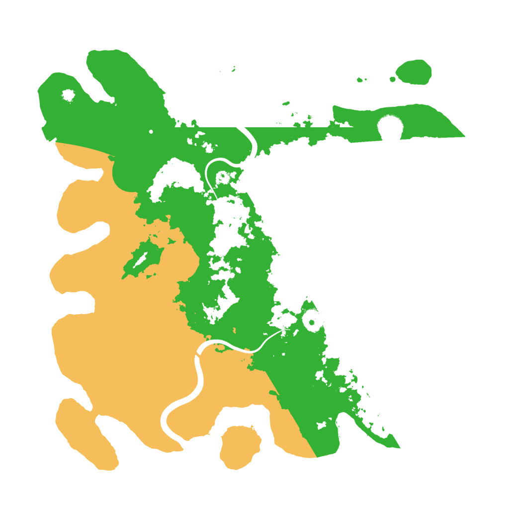 Biome Rust Map: Procedural Map, Size: 3650, Seed: 69838248