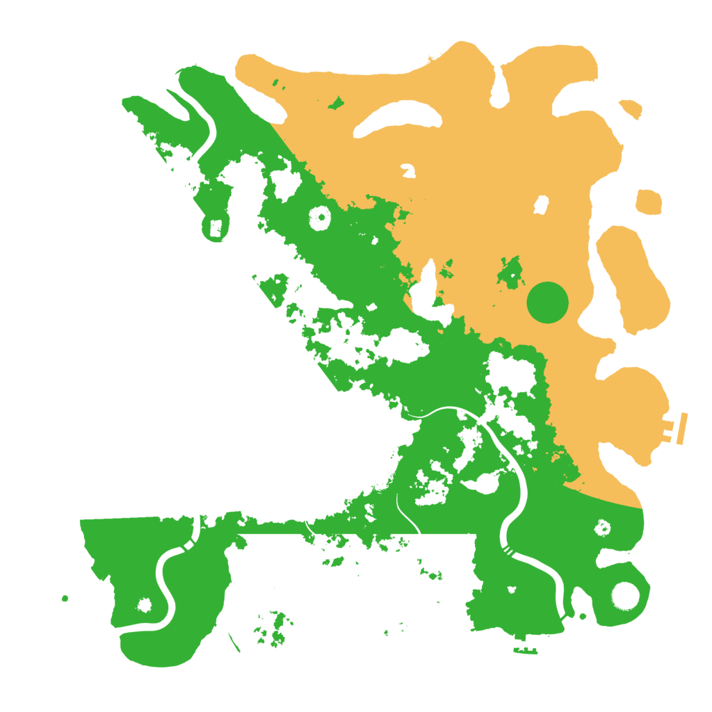 Biome Rust Map: Procedural Map, Size: 4500, Seed: 1798416264