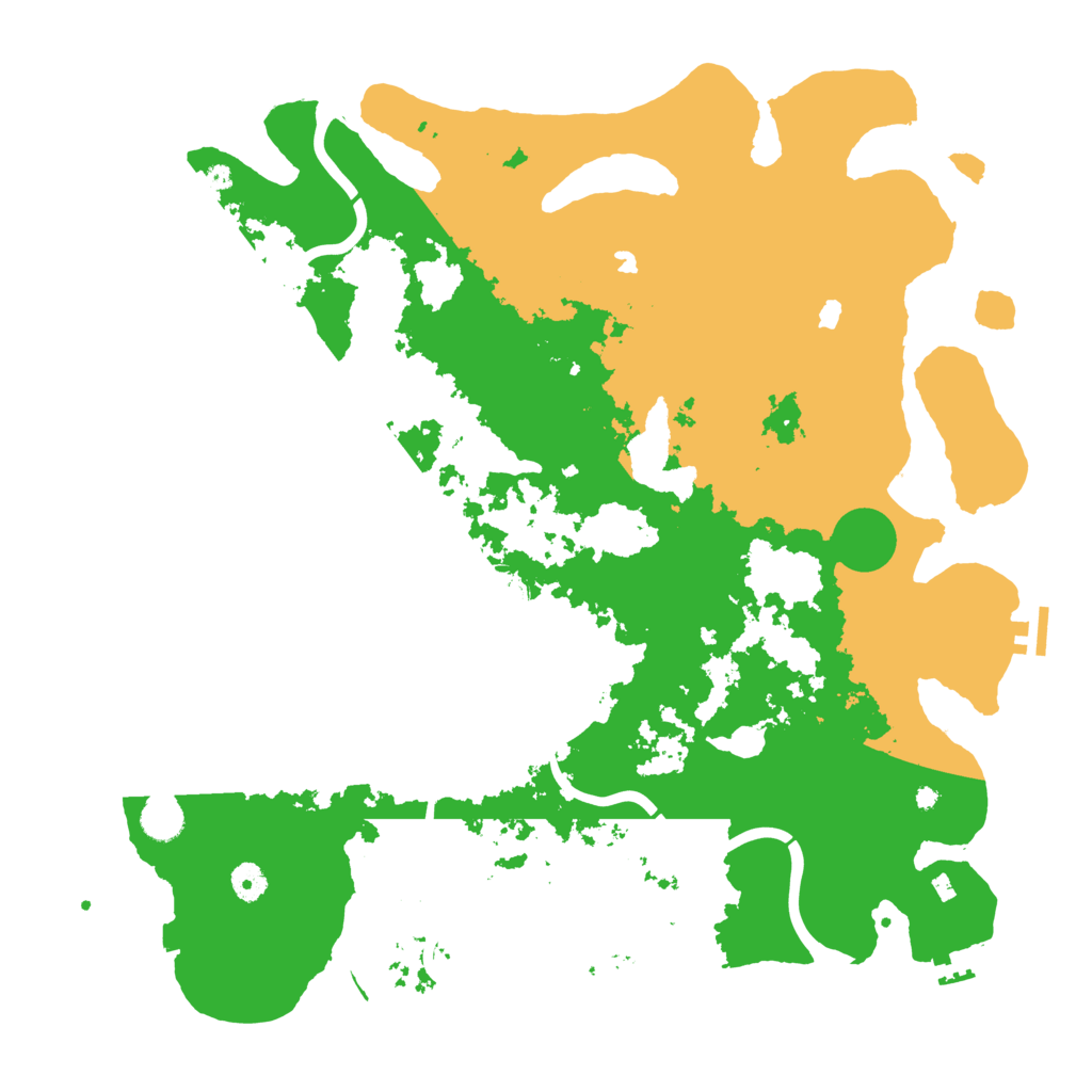 Biome Rust Map: Procedural Map, Size: 4500, Seed: 1798416264