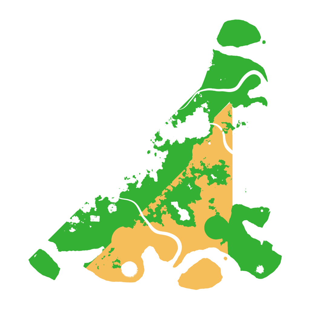 Biome Rust Map: Procedural Map, Size: 3500, Seed: 1713773196