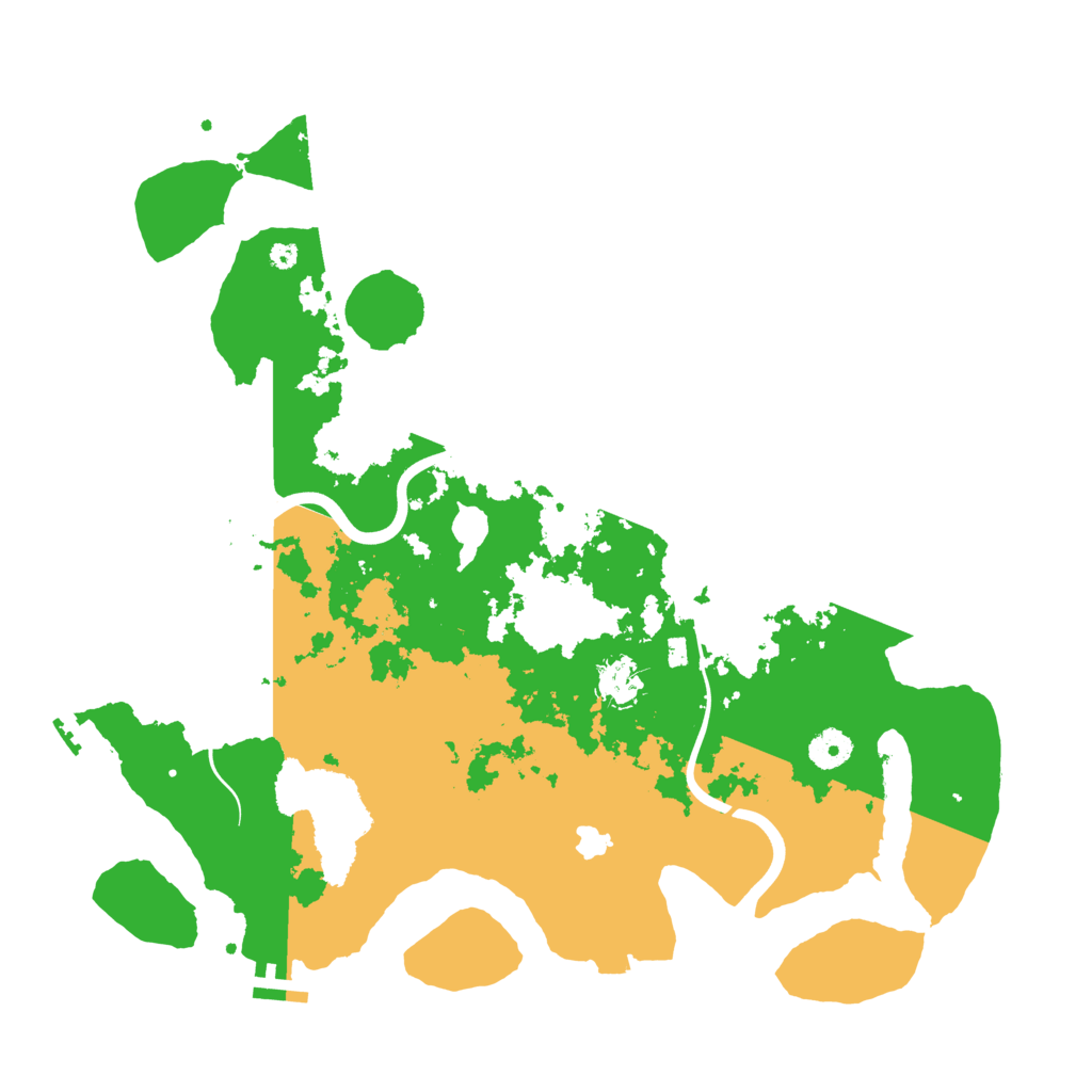 Biome Rust Map: Procedural Map, Size: 4000, Seed: 142301