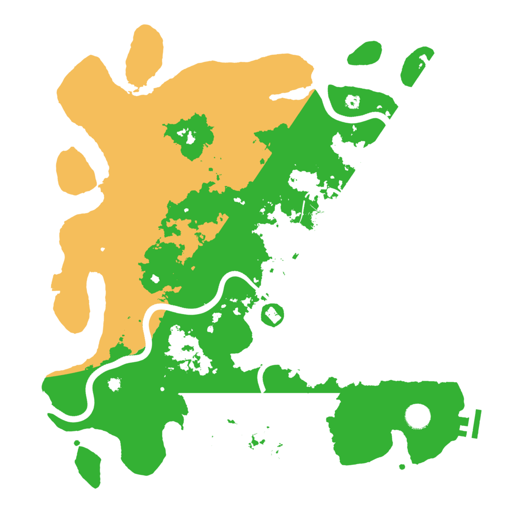 Biome Rust Map: Procedural Map, Size: 3650, Seed: 8504678