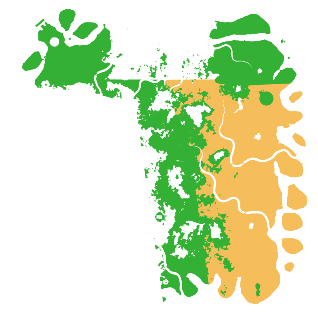 Biome Rust Map: Procedural Map, Size: 6000, Seed: 1741345686
