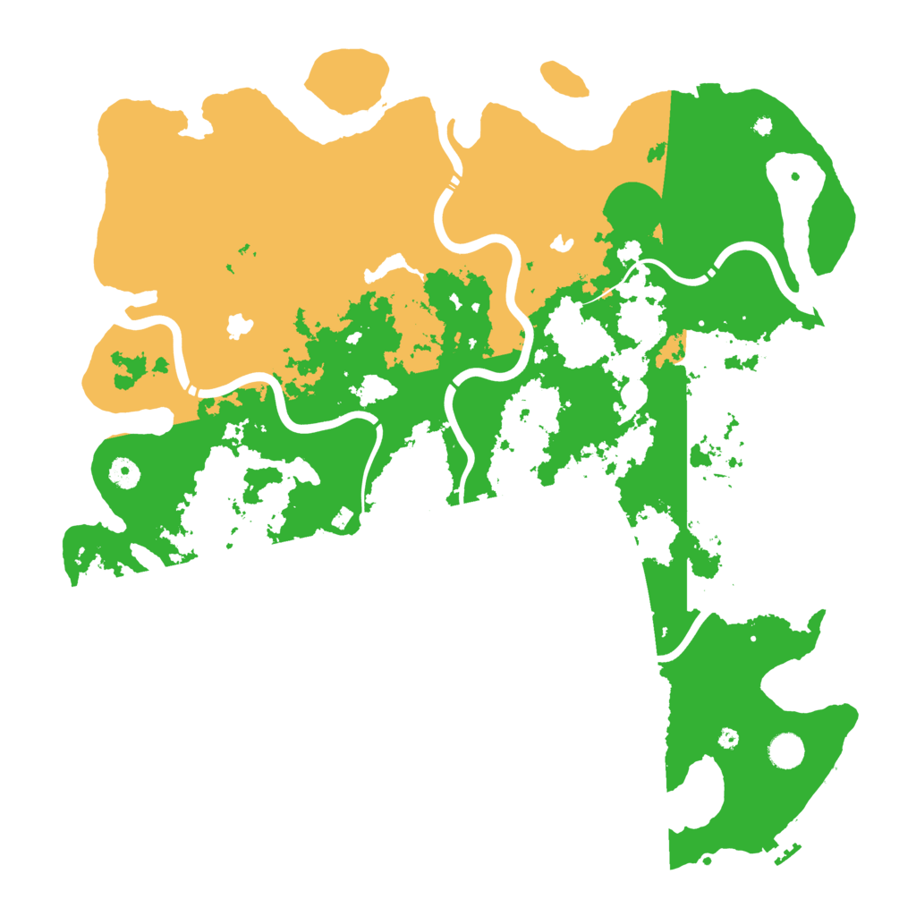 Biome Rust Map: Procedural Map, Size: 4500, Seed: 1948362767