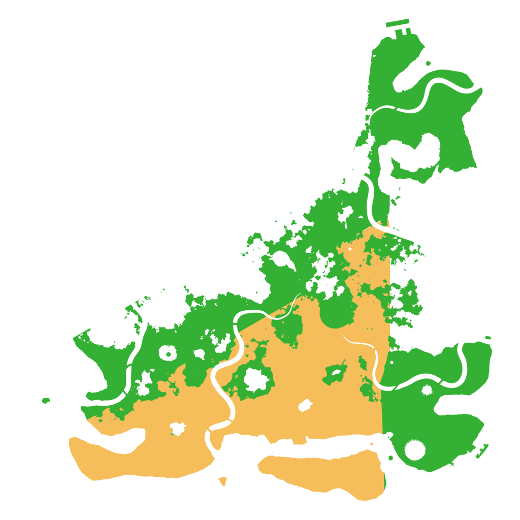 Biome Rust Map: Procedural Map, Size: 4500, Seed: 714647638