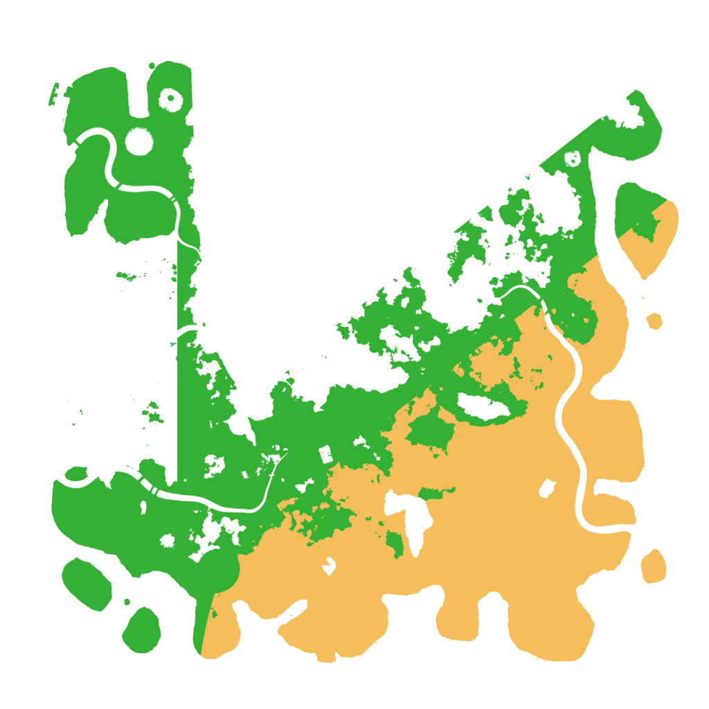 Biome Rust Map: Procedural Map, Size: 4500, Seed: 20250703