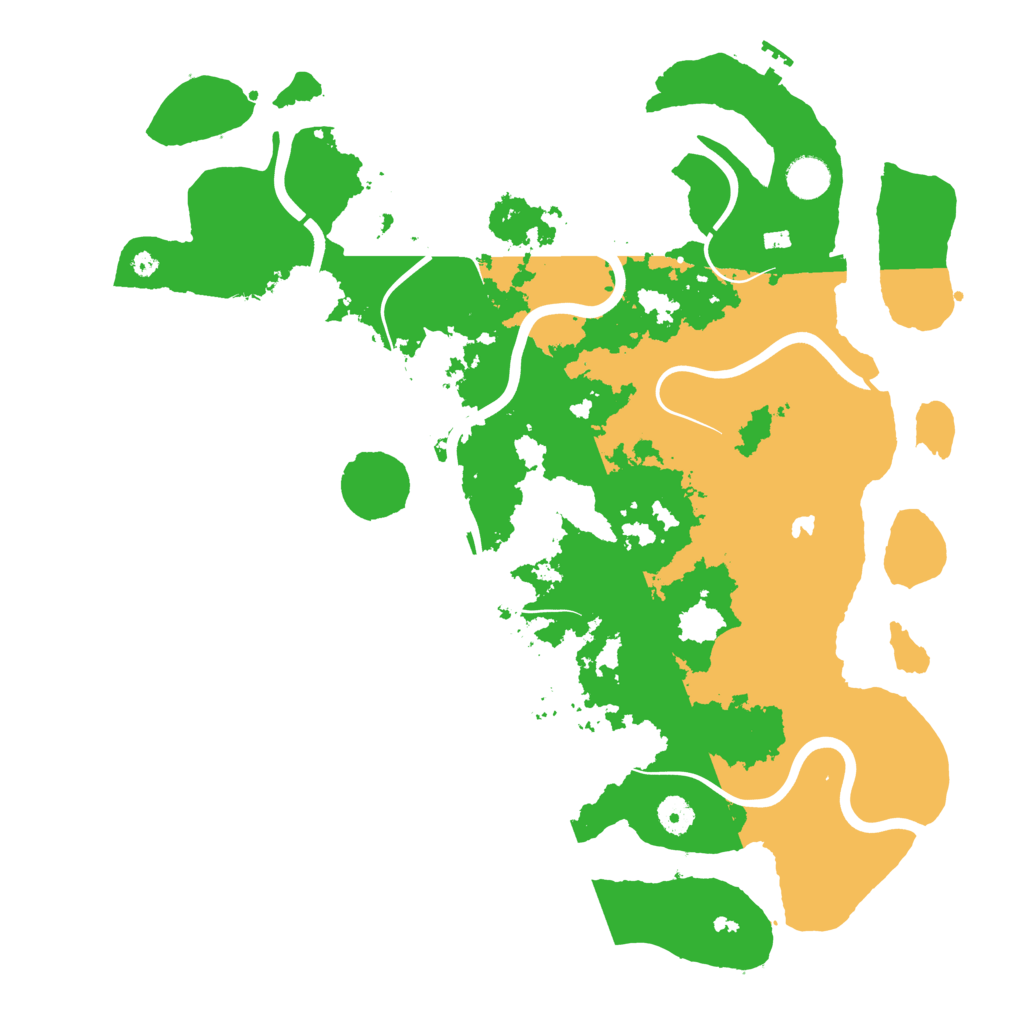 Biome Rust Map: Procedural Map, Size: 4200, Seed: 55634323
