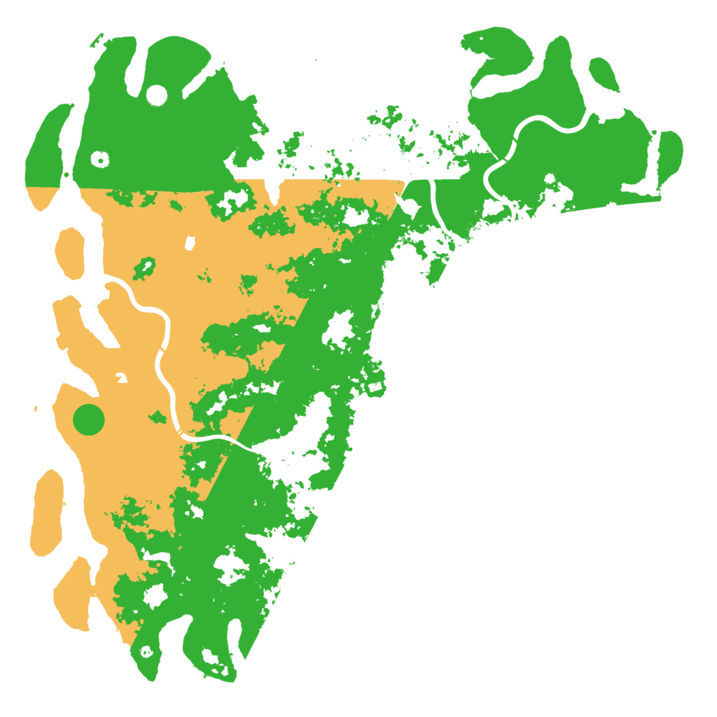 Biome Rust Map: Procedural Map, Size: 6000, Seed: 806389130