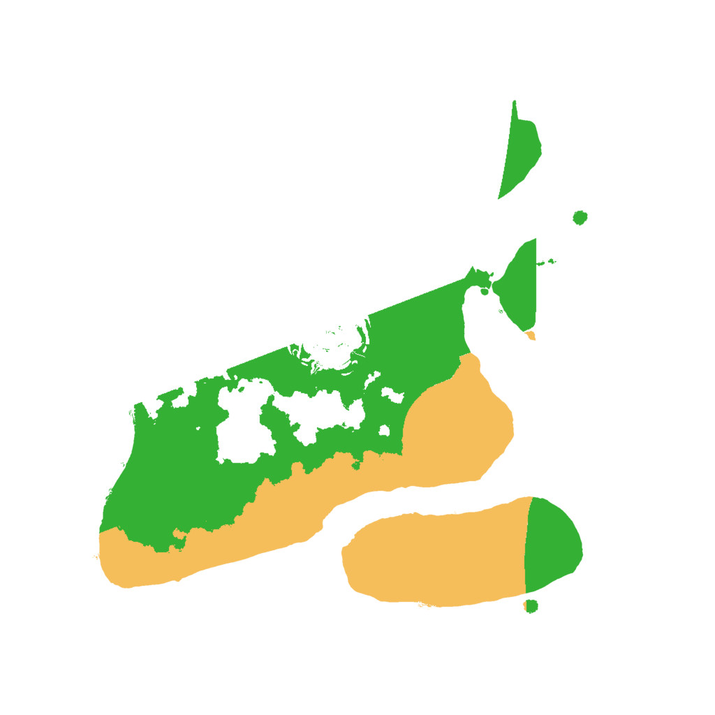 Biome Rust Map: Procedural Map, Size: 2000, Seed: 2105303809