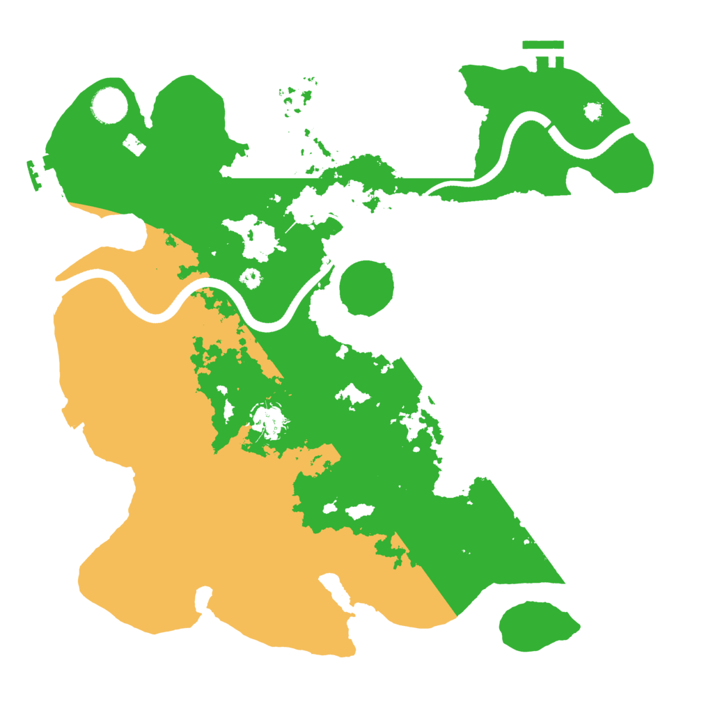 Biome Rust Map: Procedural Map, Size: 3500, Seed: 1512722812