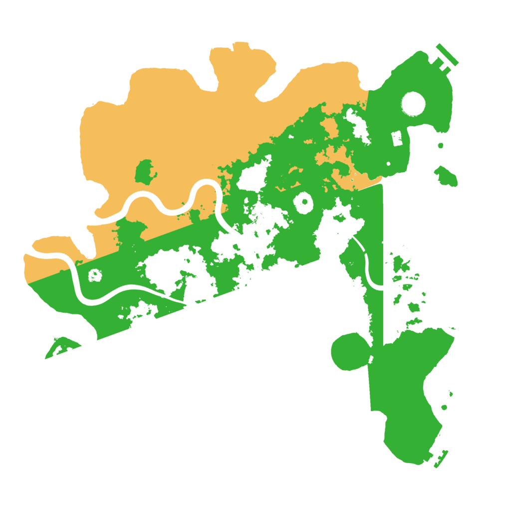Biome Rust Map: Procedural Map, Size: 3750, Seed: 1633465473