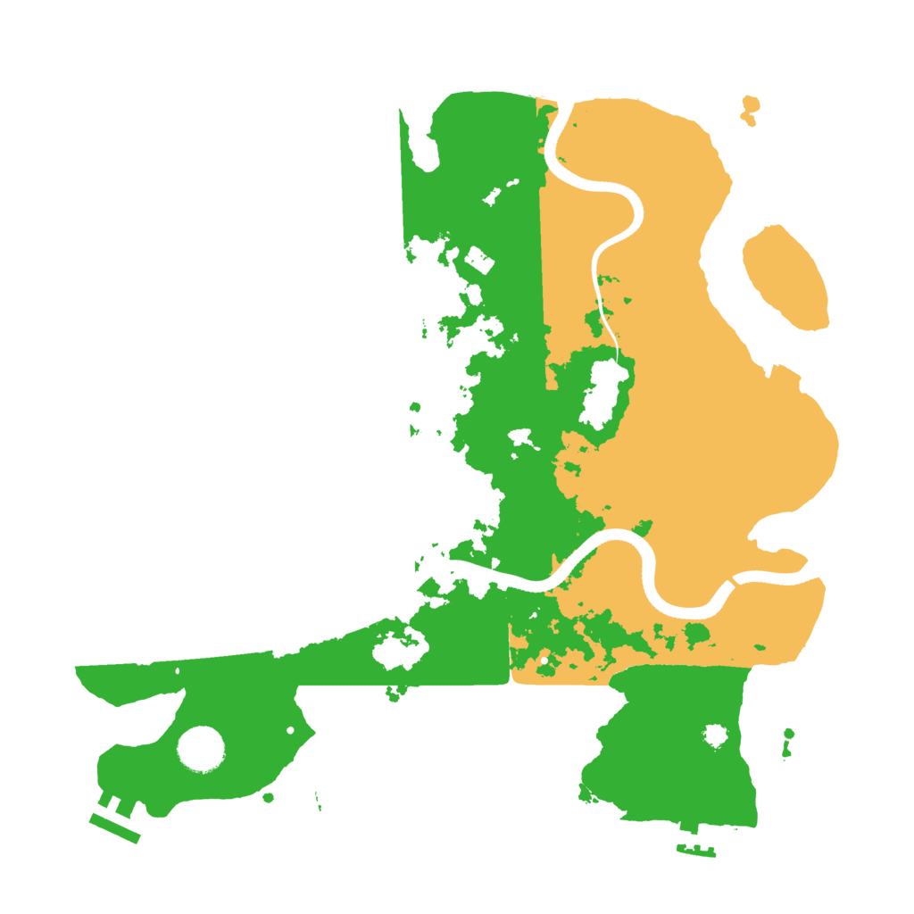 Biome Rust Map: Procedural Map, Size: 3500, Seed: 1282111821
