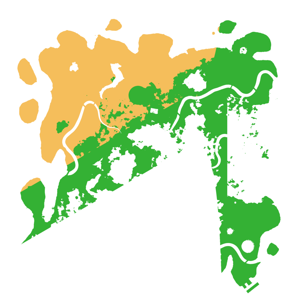 Biome Rust Map: Procedural Map, Size: 4250, Seed: 1021576