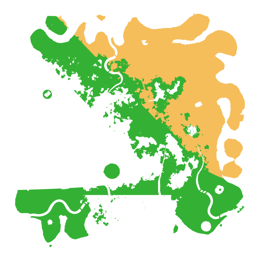 Biome Rust Map: Procedural Map, Size: 4500, Seed: 952427970