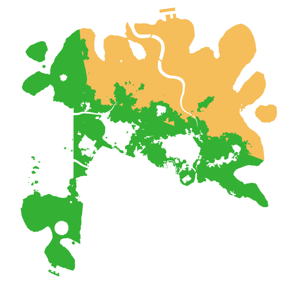 Biome Rust Map: Procedural Map, Size: 3750, Seed: 616132267
