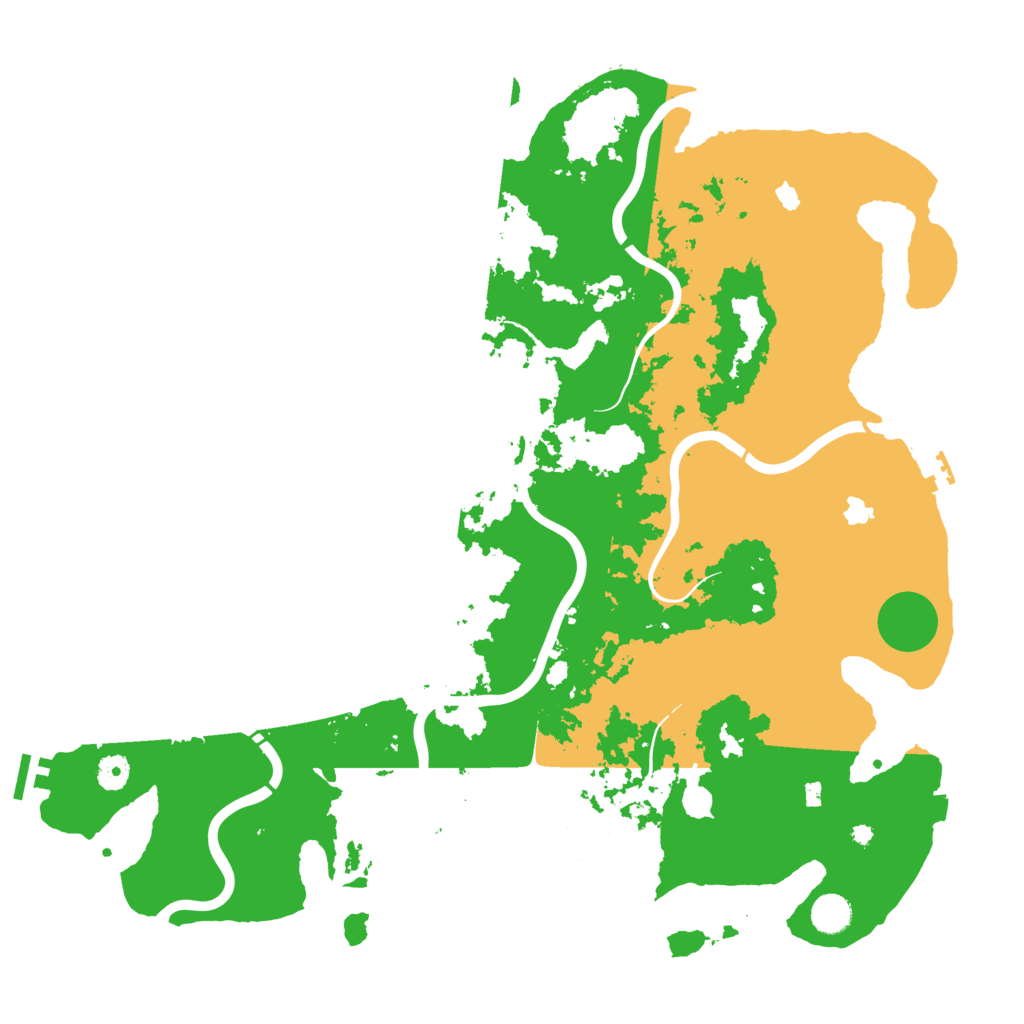 Biome Rust Map: Procedural Map, Size: 4500, Seed: 666875952