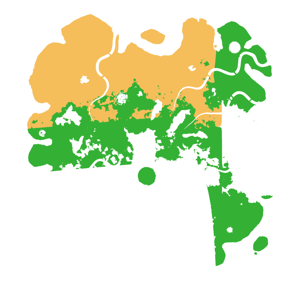 Biome Rust Map: Procedural Map, Size: 4500, Seed: 574103280