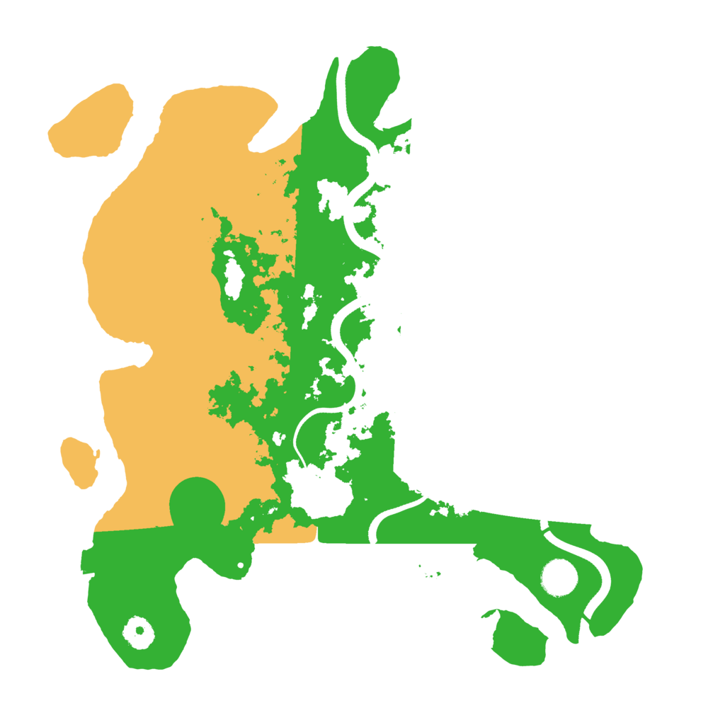 Biome Rust Map: Procedural Map, Size: 3500, Seed: 249231384