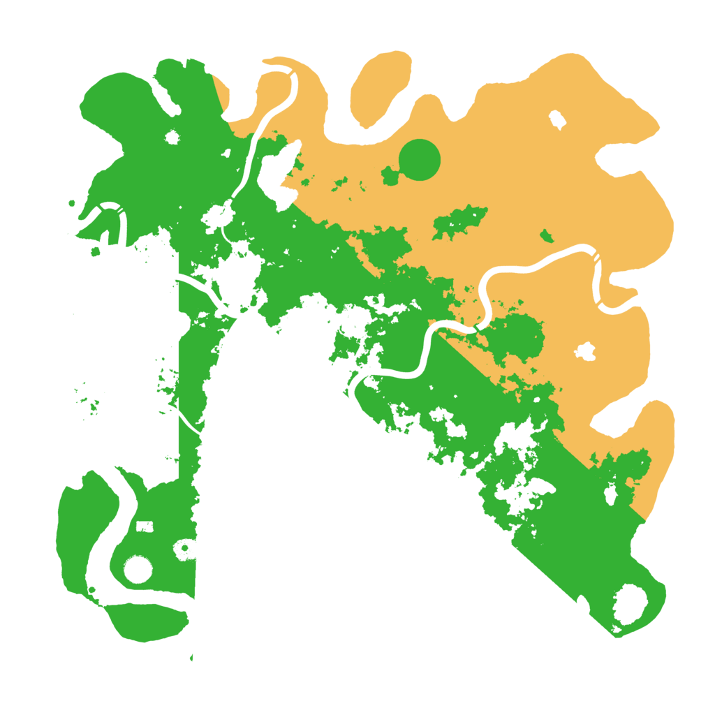 Biome Rust Map: Procedural Map, Size: 4500, Seed: 80173629