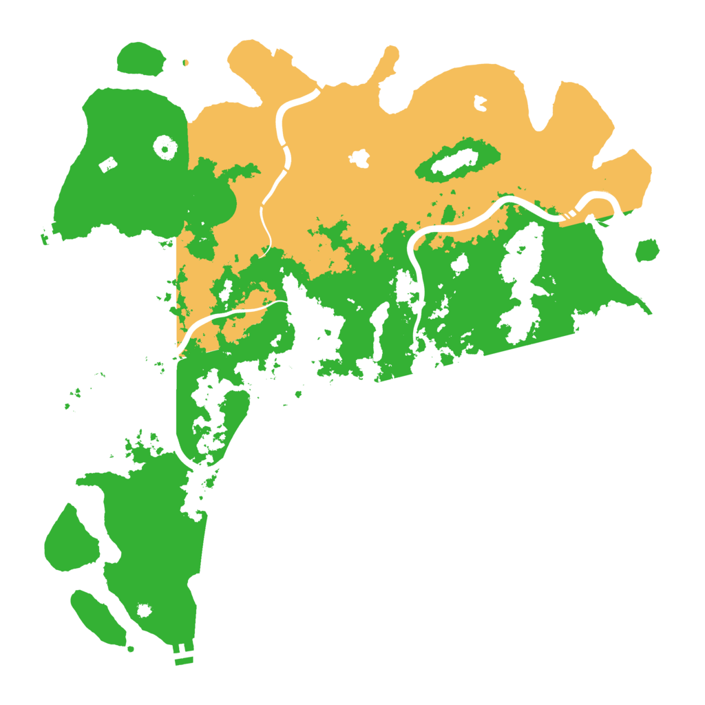 Biome Rust Map: Procedural Map, Size: 4500, Seed: 1604241606
