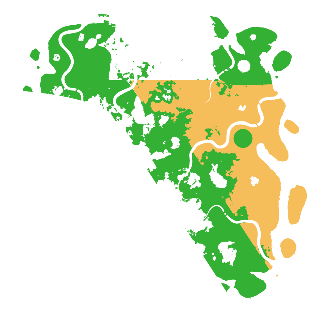 Biome Rust Map: Procedural Map, Size: 4500, Seed: 7747777