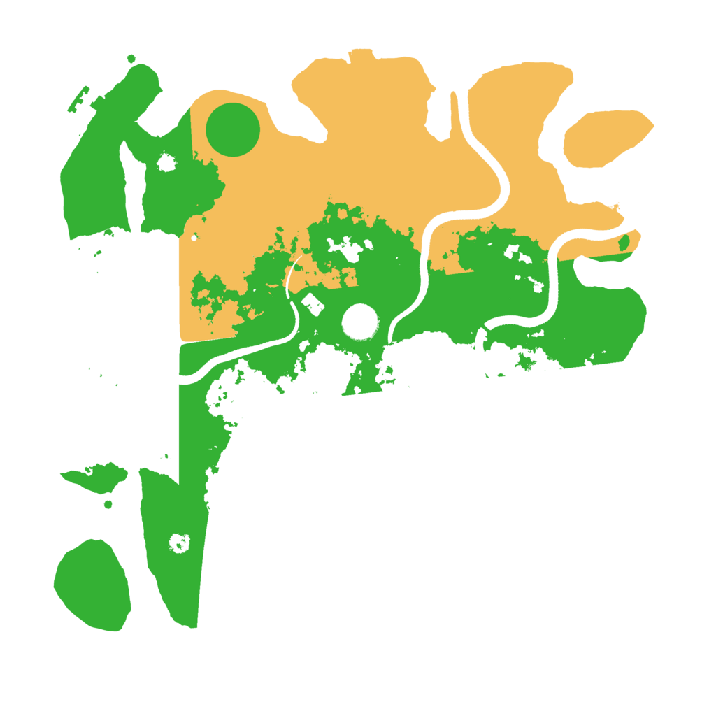 Biome Rust Map: Procedural Map, Size: 3500, Seed: 351923198