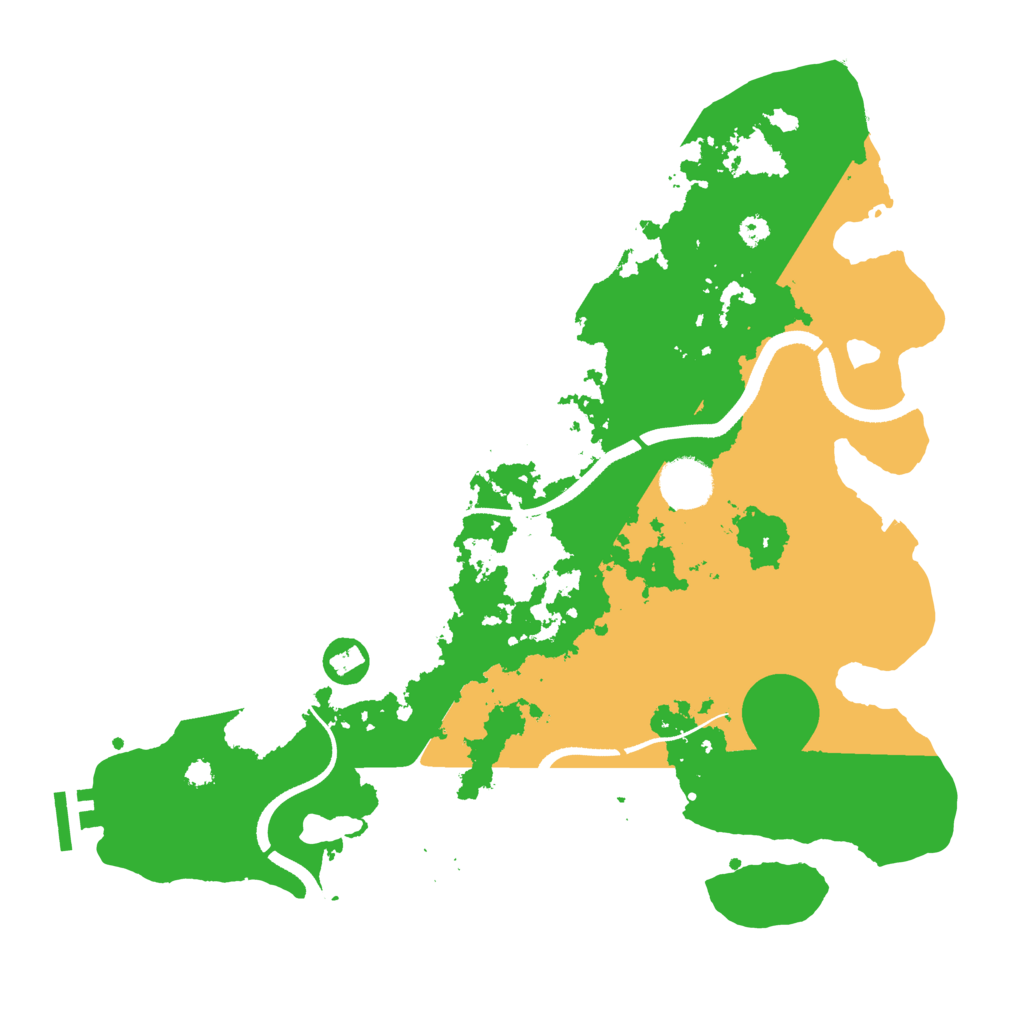 Biome Rust Map: Procedural Map, Size: 3500, Seed: 1766913280