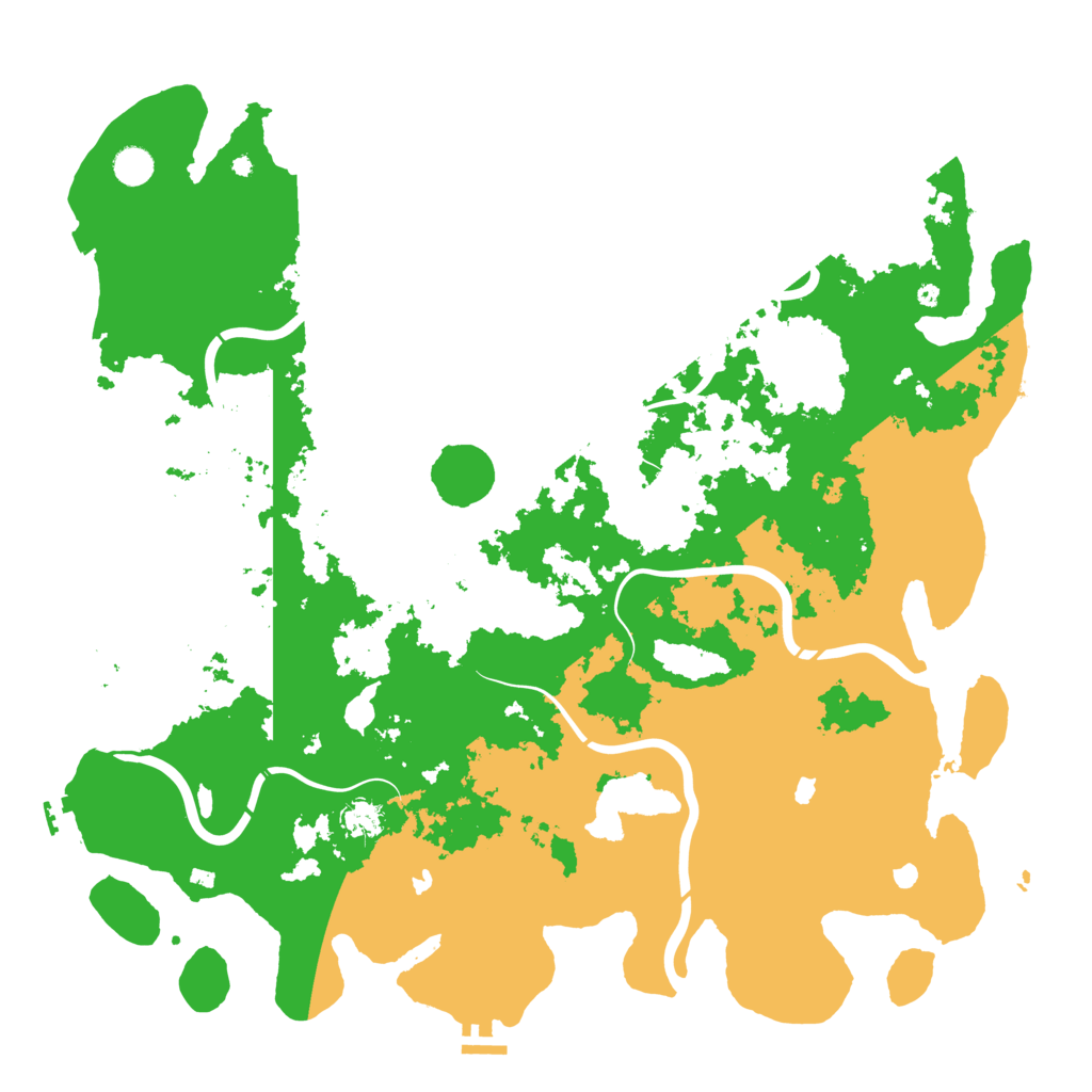 Biome Rust Map: Procedural Map, Size: 4850, Seed: 20250703