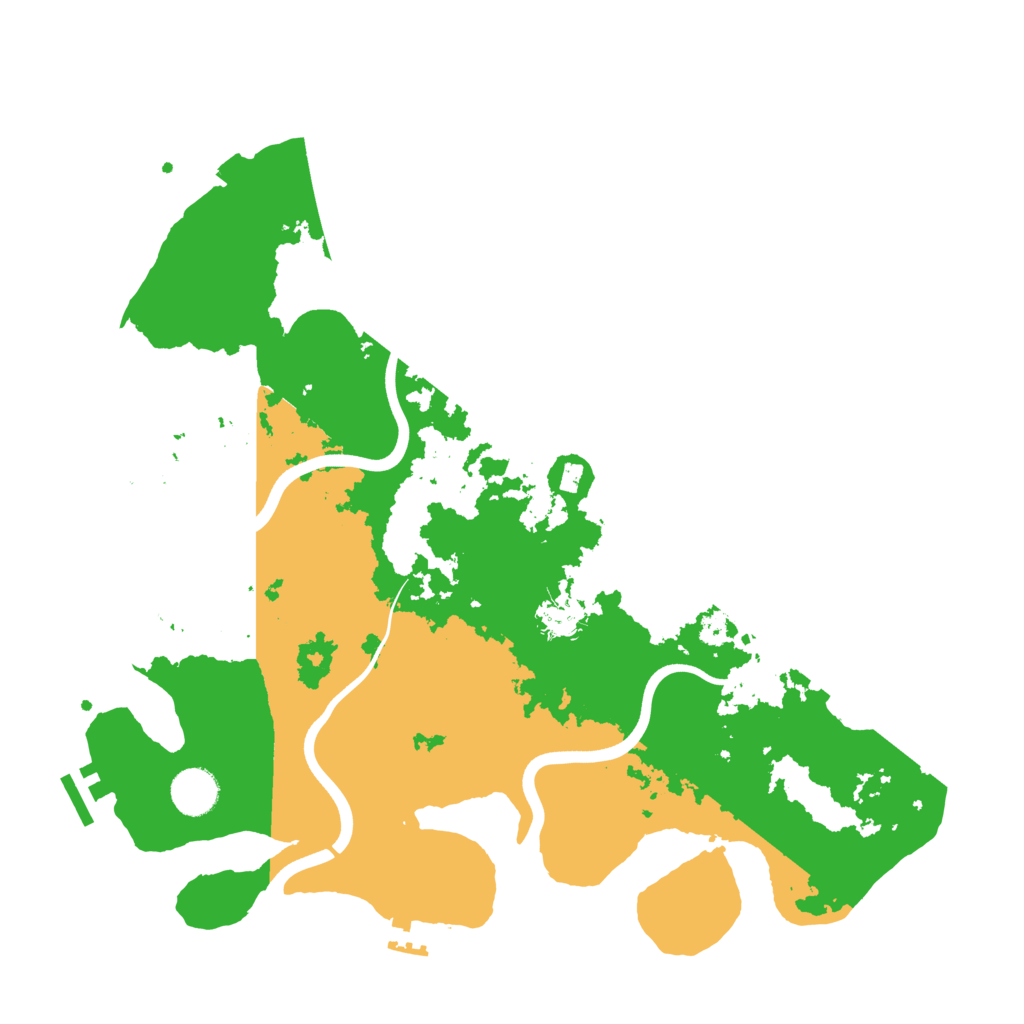 Biome Rust Map: Procedural Map, Size: 3800, Seed: 34565