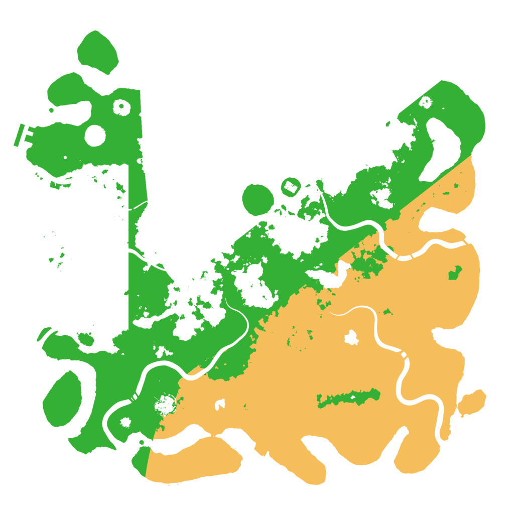Biome Rust Map: Procedural Map, Size: 4500, Seed: 915232474