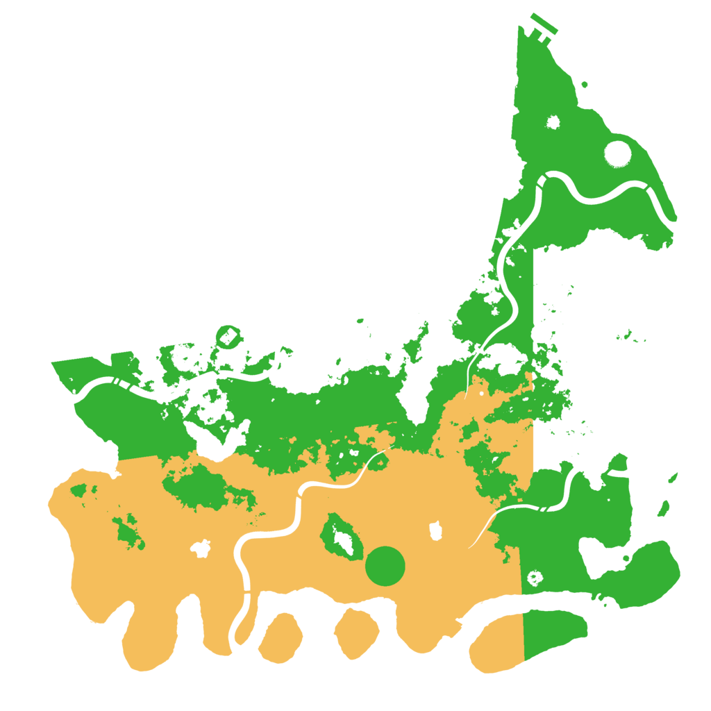 Biome Rust Map: Procedural Map, Size: 4700, Seed: 710316258