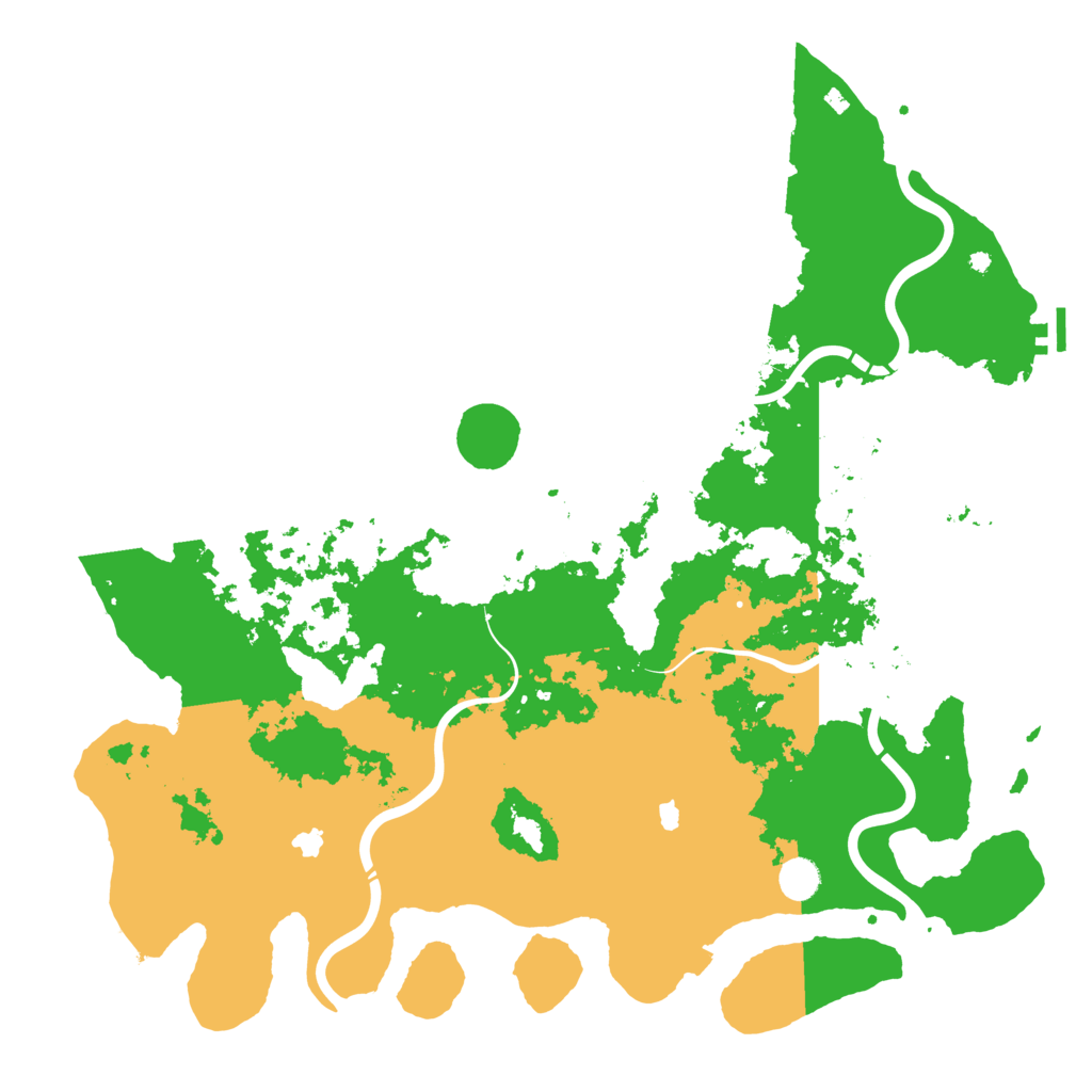 Biome Rust Map: Procedural Map, Size: 4700, Seed: 710316258
