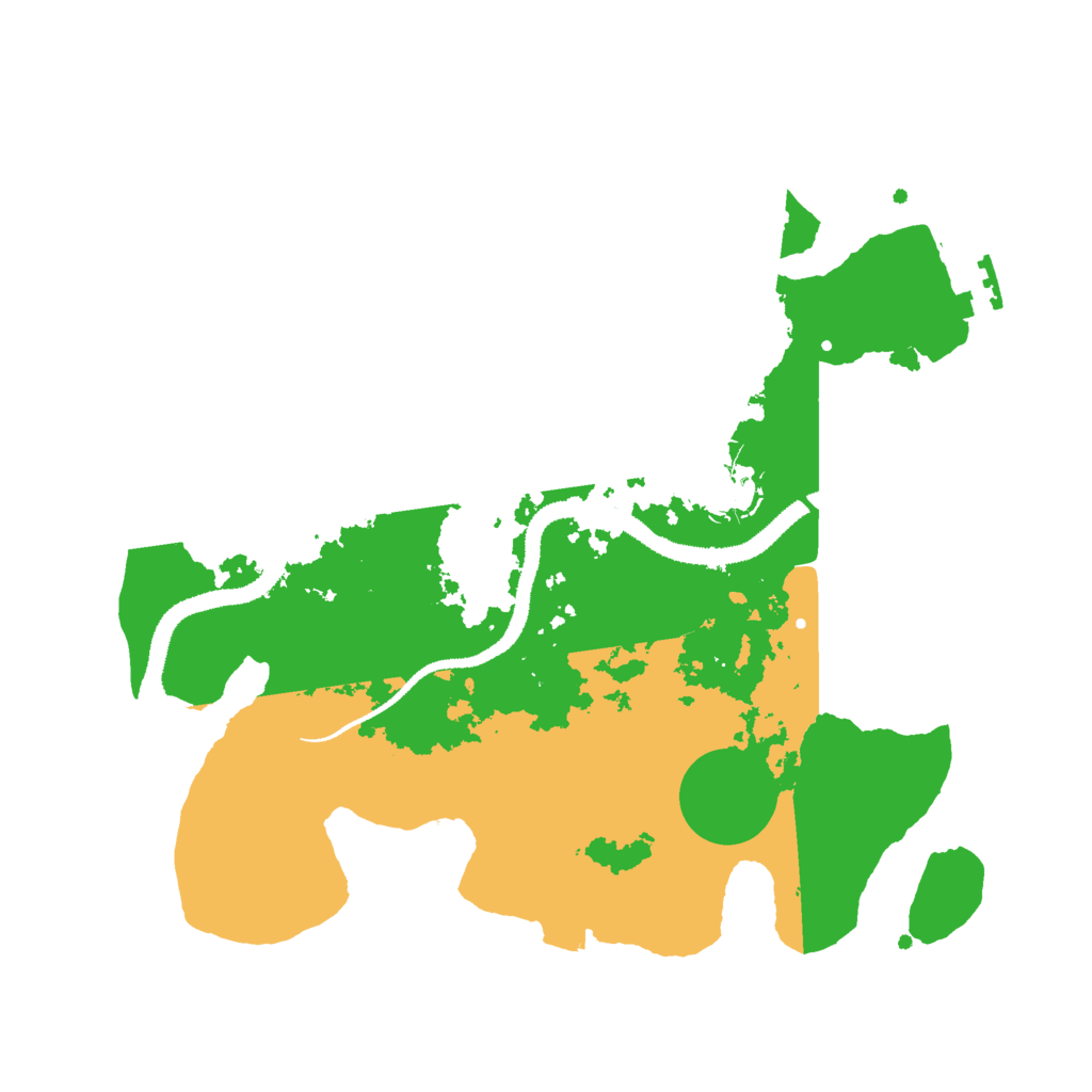 Biome Rust Map: Procedural Map, Size: 3000, Seed: 1434995346