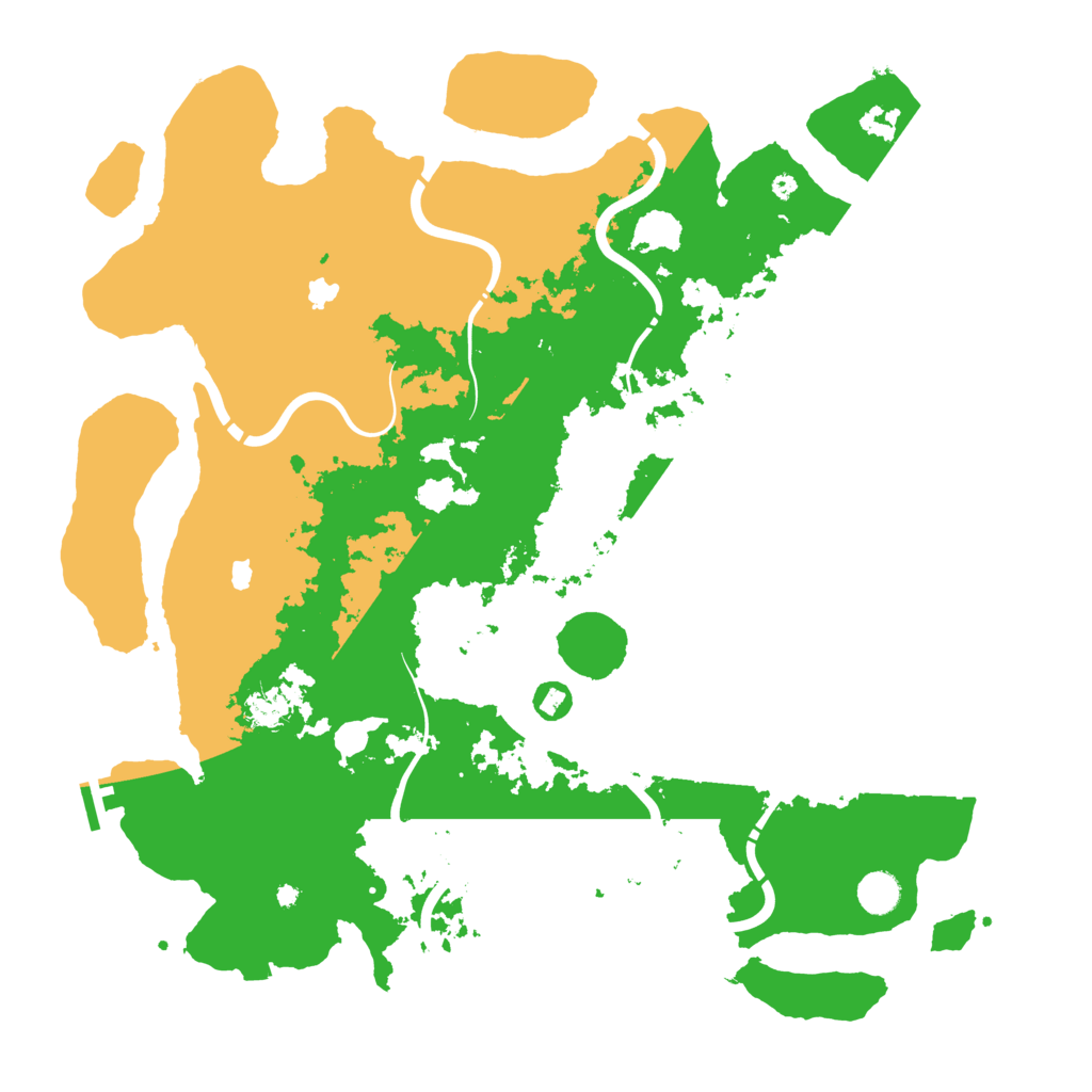 Biome Rust Map: Procedural Map, Size: 4500, Seed: 1359411614