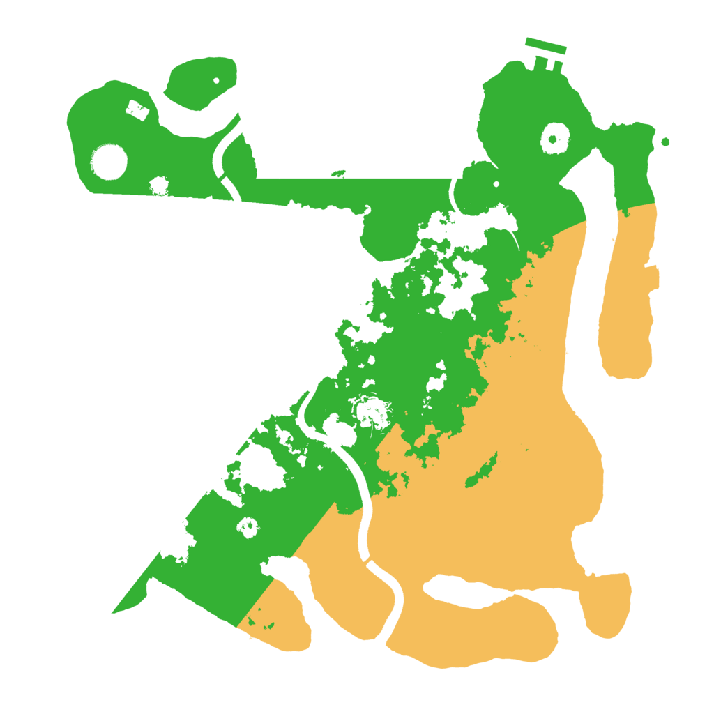 Biome Rust Map: Procedural Map, Size: 3500, Seed: 2011591802
