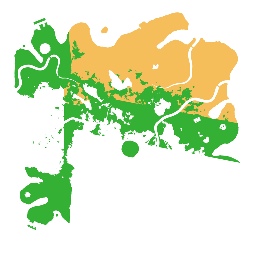 Biome Rust Map: Procedural Map, Size: 4200, Seed: 544427387