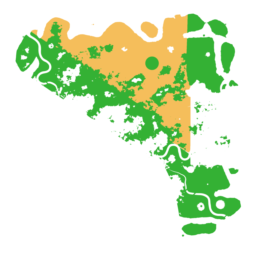 Biome Rust Map: Procedural Map, Size: 5000, Seed: 96509967