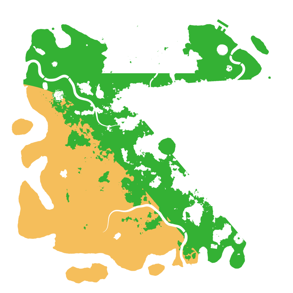Biome Rust Map: Procedural Map, Size: 4800, Seed: 775202764