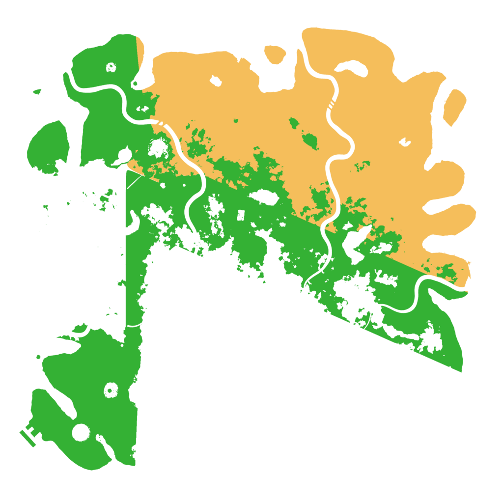 Biome Rust Map: Procedural Map, Size: 5000, Seed: 705334225