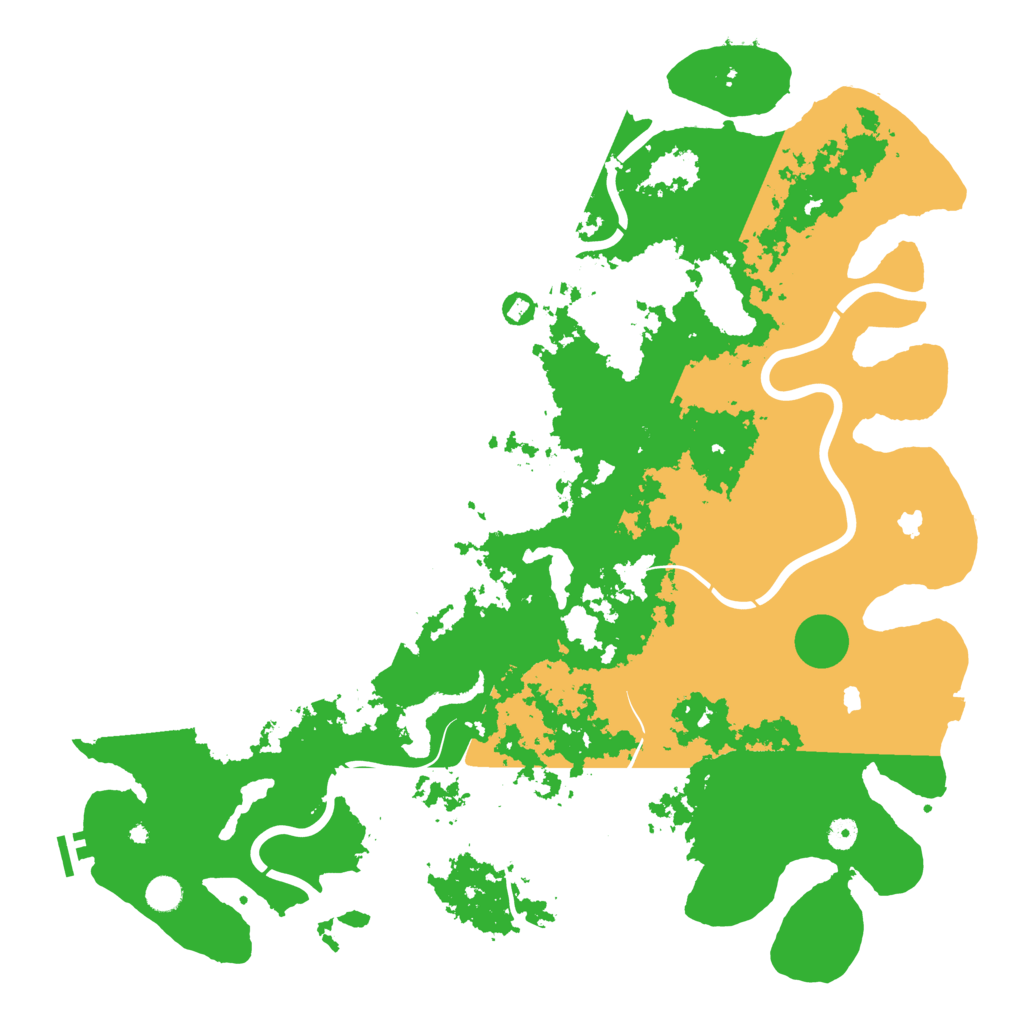Biome Rust Map: Procedural Map, Size: 4999, Seed: 730847898